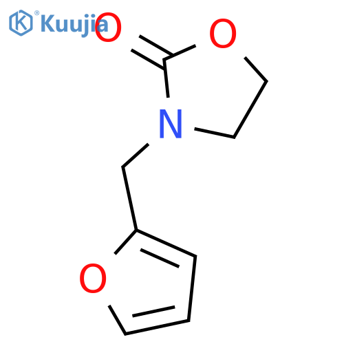 2-Oxazolidinone, 3-(furanylmethyl)- structure