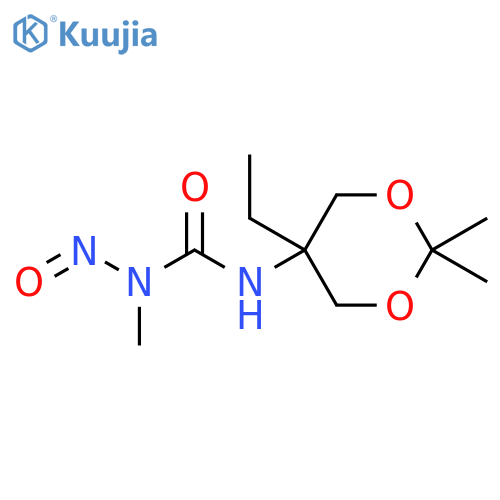 Urea, N'-(5-ethyl-2,2-dimethyl-1,3-dioxan-5-yl)-N-methyl-N-nitroso- structure