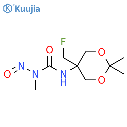 Urea,N'-[5-(fluoromethyl)-2,2-dimethyl-1,3-dioxan-5-yl]-N-methyl-N-nitroso- structure