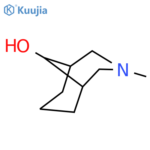 (1R,5S,9-anti)-3-Methyl-3-azabicyclo[3.3.1]nonane-9-ol structure