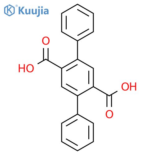 2,5-Diphenylbenzene-1,4-dicarboxylic acid structure