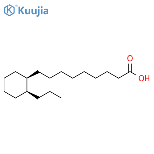 Cyclohexanenonanoic acid, 2-propyl-, cis- structure