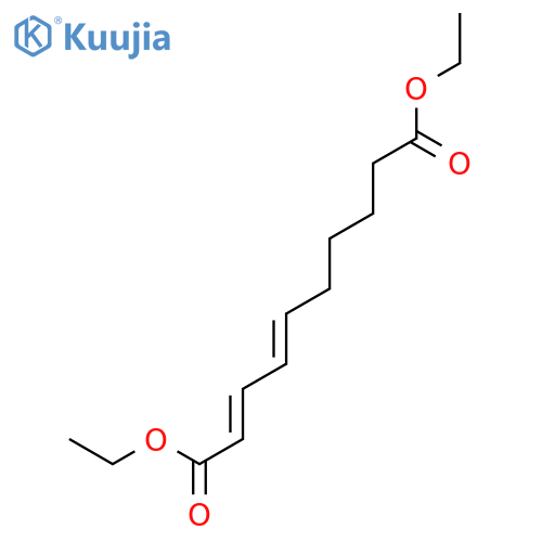 Decadienedioic acid, diethyl ester, (Z,Z)- structure