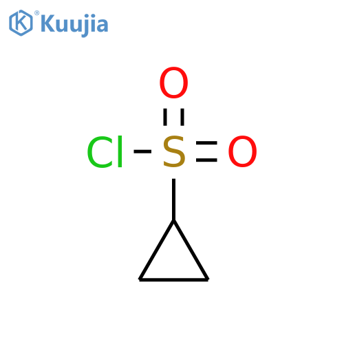 Cyclopropanesulfonyl chloride structure