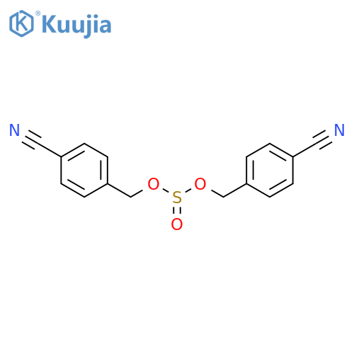 bis(p-cyanobenzyl) sulfite structure