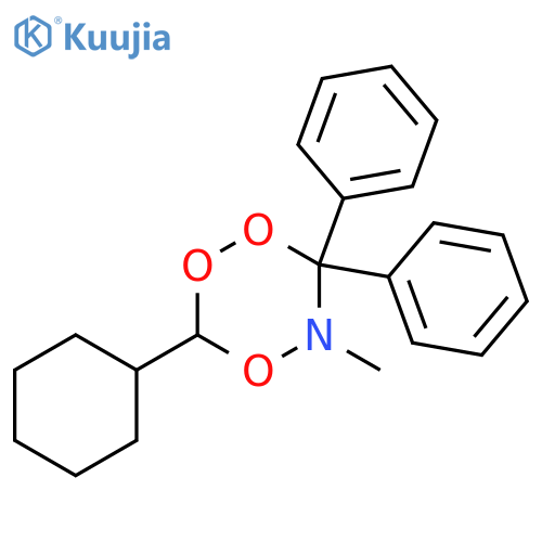 1,2,4,5-Trioxazine, 3-cyclohexyldihydro-5-methyl-6,6-diphenyl- structure