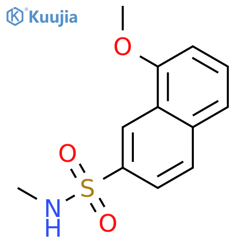 2-Naphthalenesulfonamide, 8-methoxy-N-methyl- structure