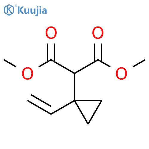 Propanedioic acid, (1-ethenylcyclopropyl)-, dimethyl ester structure