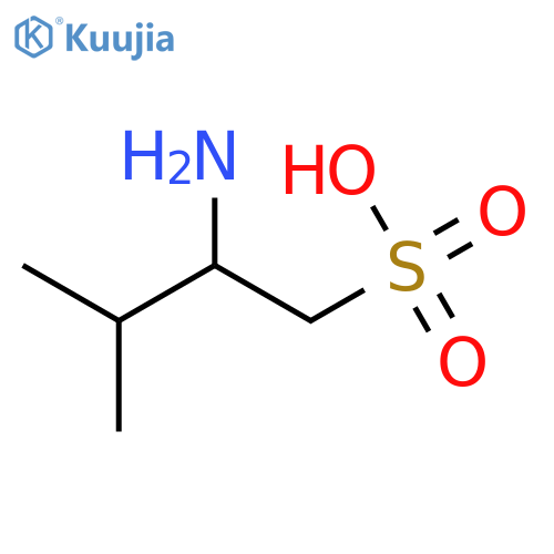 1-Butanesulfonic acid, 2-amino-3-methyl- structure