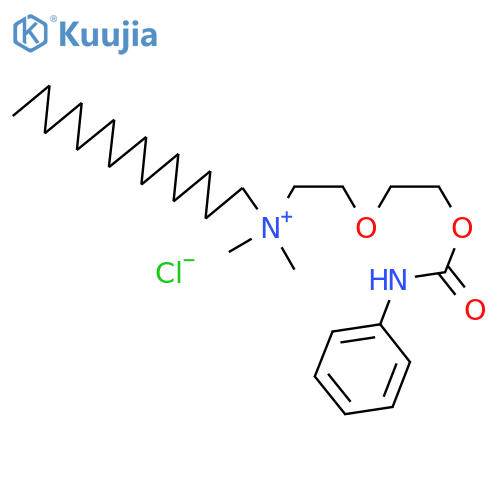 1-Tetradecanaminium,N,N-dimethyl-N-[2-[2-[[(phenylamino)carbonyl]oxy]ethoxy]ethyl]-,chloride structure