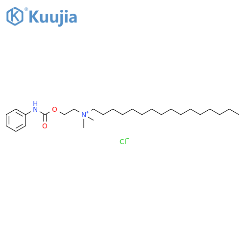 1-Hexadecanaminium,N,N-dimethyl-N-[2-[[(phenylamino)carbonyl]oxy]ethyl]-, chloride structure