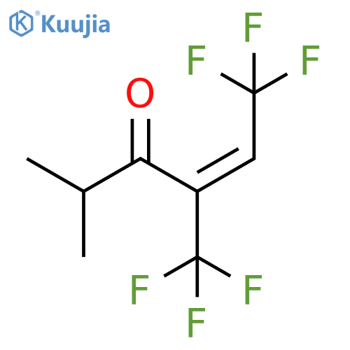4-Hexen-3-one, 6,6,6-trifluoro-2-methyl-4-(trifluoromethyl)-, (E)- structure