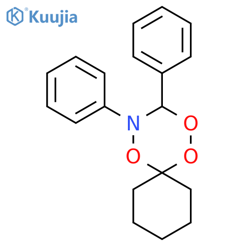 1,2,5-Trioxa-4-azaspiro[5.5]undecane, 3,4-diphenyl- structure