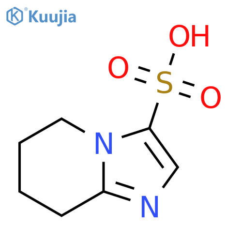 5,6,7,8-Tetrahydroimidazo[1,2-a]pyridine-3-sulphonate structure