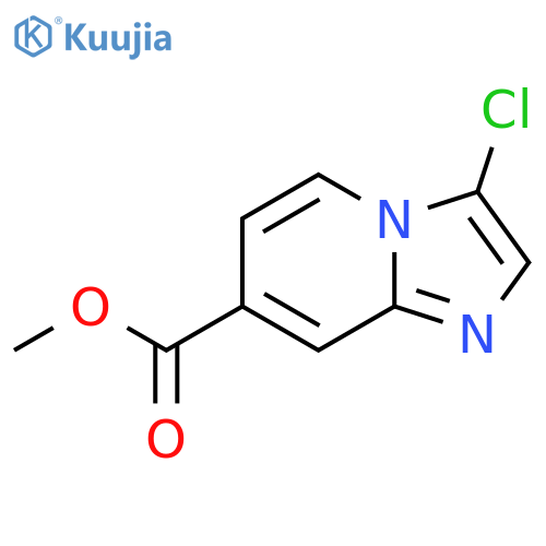 Methyl 3-chloroimidazo[1,2-a]pyridine-7-carboxylate structure