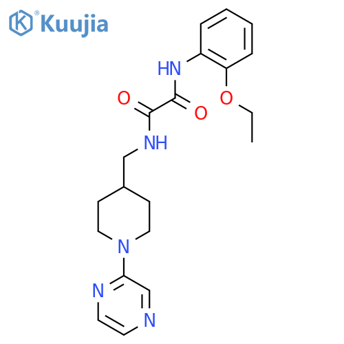 N'-(2-ethoxyphenyl)-N-{1-(pyrazin-2-yl)piperidin-4-ylmethyl}ethanediamide structure