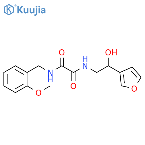 N-[2-(furan-3-yl)-2-hydroxyethyl]-N'-[(2-methoxyphenyl)methyl]ethanediamide structure