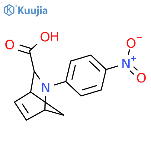 2-Azabicyclo[2.2.1]hept-5-ene-3-carboxylic acid, 2-(4-nitrophenyl)- structure