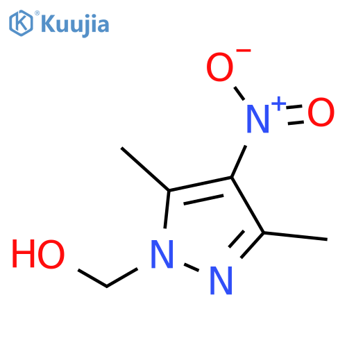 1H-Pyrazole-1-methanol, 3,5-dimethyl-4-nitro- structure