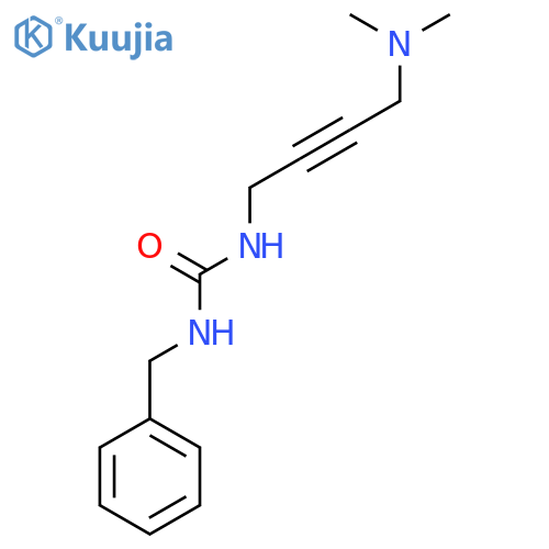 1-benzyl-3-4-(dimethylamino)but-2-yn-1-ylurea structure