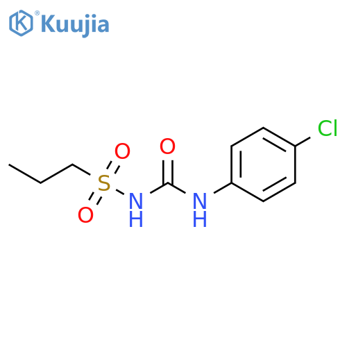 1-Propanesulfonamide, N-[[(4-chlorophenyl)amino]carbonyl]- structure