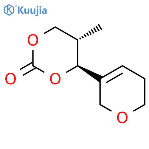 1,3-Dioxan-2-one, 4-(5,6-dihydro-2H-pyran-3-yl)-5-methyl-, trans- structure