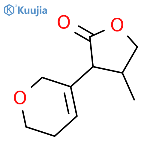 2(3H)-Furanone, 3-(5,6-dihydro-2H-pyran-3-yl)dihydro-4-methyl-, cis- structure