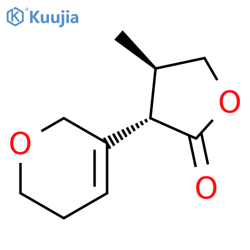 2(3H)-Furanone, 3-(5,6-dihydro-2H-pyran-3-yl)dihydro-4-methyl-, trans- structure