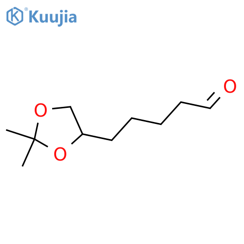 1,3-Dioxolane-4-pentanal, 2,2-dimethyl- structure