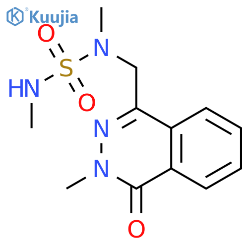 4-{[(dimethylsulfamoyl)amino]methyl}-2-methyl-1,2-dihydrophthalazin-1-one structure
