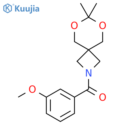 2-(3-methoxybenzoyl)-7,7-dimethyl-6,8-dioxa-2-azaspiro3.5nonane structure