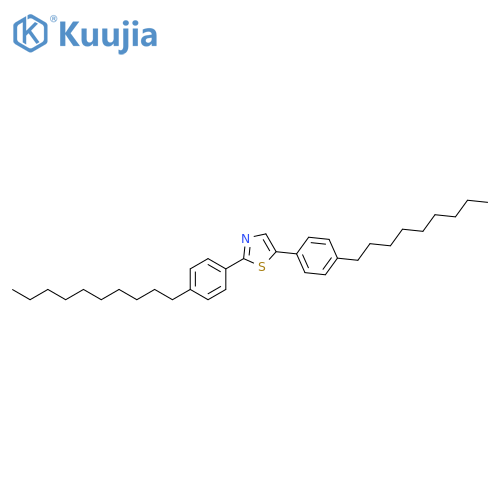 Thiazole, 2-(4-decylphenyl)-5-(4-nonylphenyl)- structure