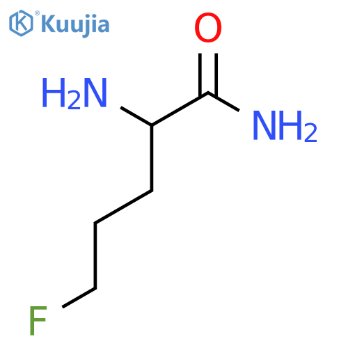 2-Amino-5-fluoropentanamide structure