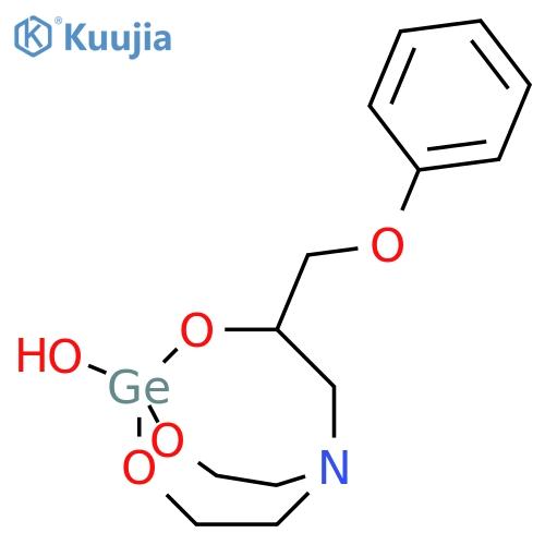 2,8,9-Trioxa-5-aza-1-germabicyclo[3.3.3]undecane, 1-hydroxy-3-(phenoxymethyl)- structure