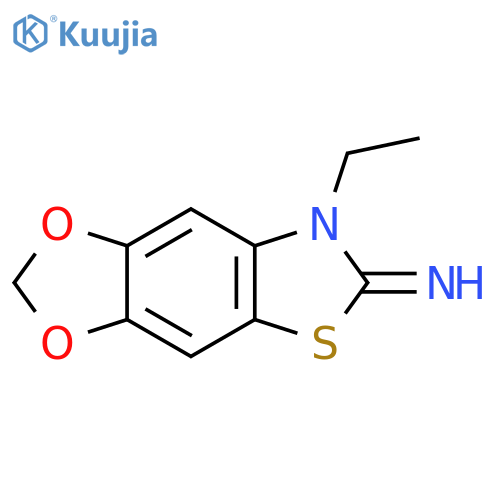 12-ethyl-4,6-dioxa-10-thia-12-azatricyclo7.3.0.0,dodeca-1,3(7),8-trien-11-imine hydrochloride structure