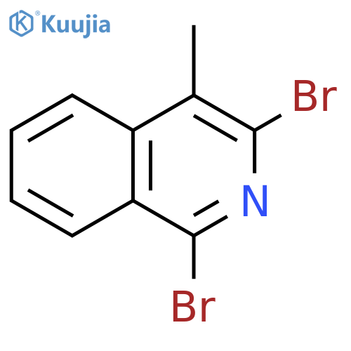 1,3-Dibromo-4-methylisoquinoline structure