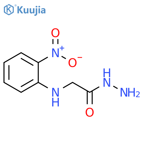 Glycine, N-(2-nitrophenyl)-, hydrazide structure