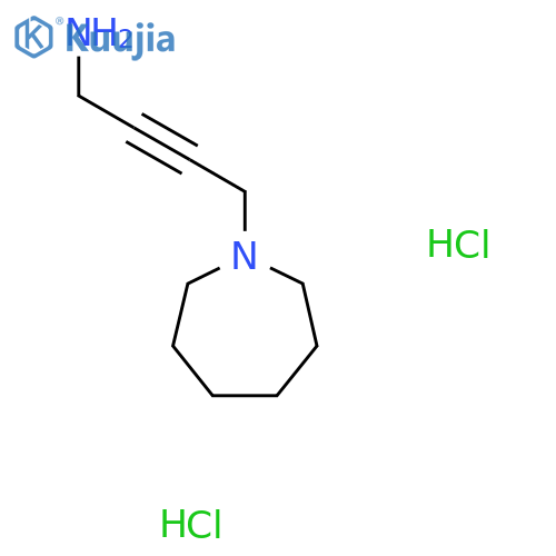 4-(azepan-1-yl)but-2-yn-1-amine dihydrochloride structure