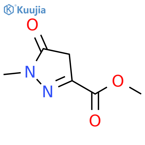 Methyl 1-methyl-5-oxo-4,5-dihydro-1H-pyrazole-3-carboxylate structure