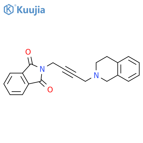 2-4-(1,2,3,4-tetrahydroisoquinolin-2-yl)but-2-yn-1-yl-2,3-dihydro-1H-isoindole-1,3-dione structure