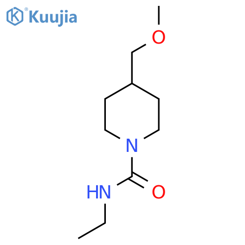 N-ethyl-4-(methoxymethyl)piperidine-1-carboxamide structure