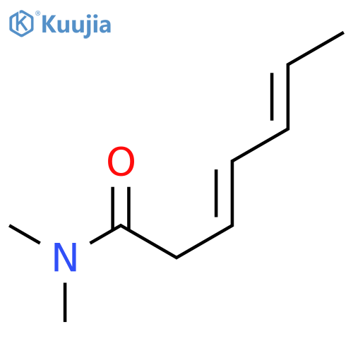 3,5-Heptadienamide, N,N-dimethyl-, (Z,E)- structure