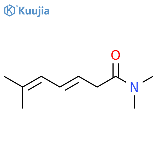 3,5-Heptadienamide, N,N,6-trimethyl-, (E)- structure