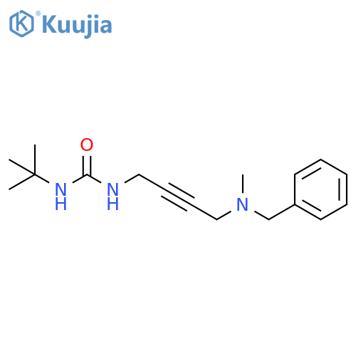 1-{4-benzyl(methyl)aminobut-2-yn-1-yl}-3-tert-butylurea structure
