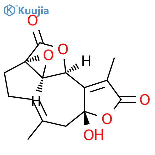 8H-10,1a-(Epoxymethano)oxireno[4,5]cyclodeca[1,2-b]furan-8,12-dione, 2,3,6,6a,10,10a-hexahydro-6a-hydroxy-5,9-dimethyl-, (1aS,4E,6aR,10S,10aS)- structure