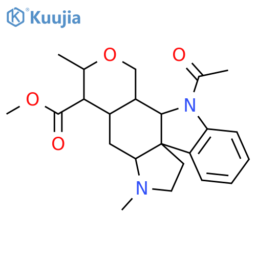 methyl (4bR,7aR,8aR,9R,10R,12aR,12bS)-13-acetyl-7,10-dimethyl-5,6,7,7a,8,8a,9,10,12,12a,12b,13-dodecahydropyrano[3,4-a]pyrrolo[2,3-d]carbazole-9-carboxylate structure