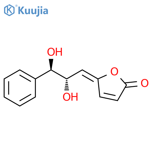 2(5H)-Furanone, 5-[(2S,3R)-2,3-dihydroxy-3-phenylpropylidene]-, (5E)- structure