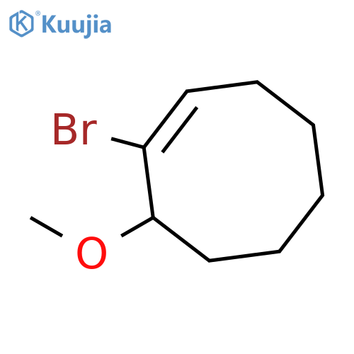 Cyclooctene, 1-bromo-8-methoxy-, (Z)-(±)- structure