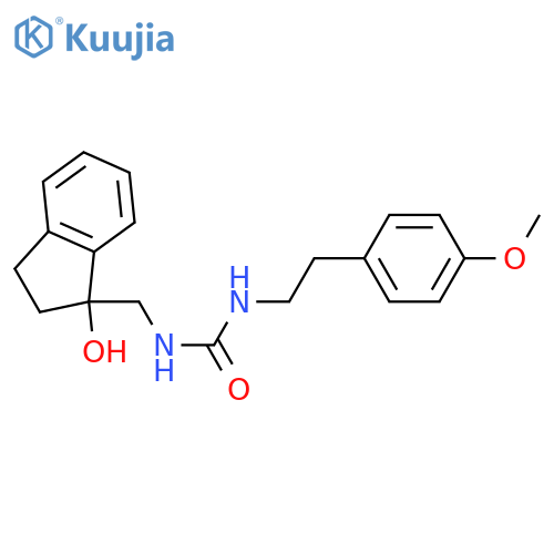 3-(1-hydroxy-2,3-dihydro-1H-inden-1-yl)methyl-1-2-(4-methoxyphenyl)ethylurea structure