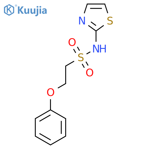 2-phenoxy-N-(1,3-thiazol-2-yl)ethane-1-sulfonamide structure